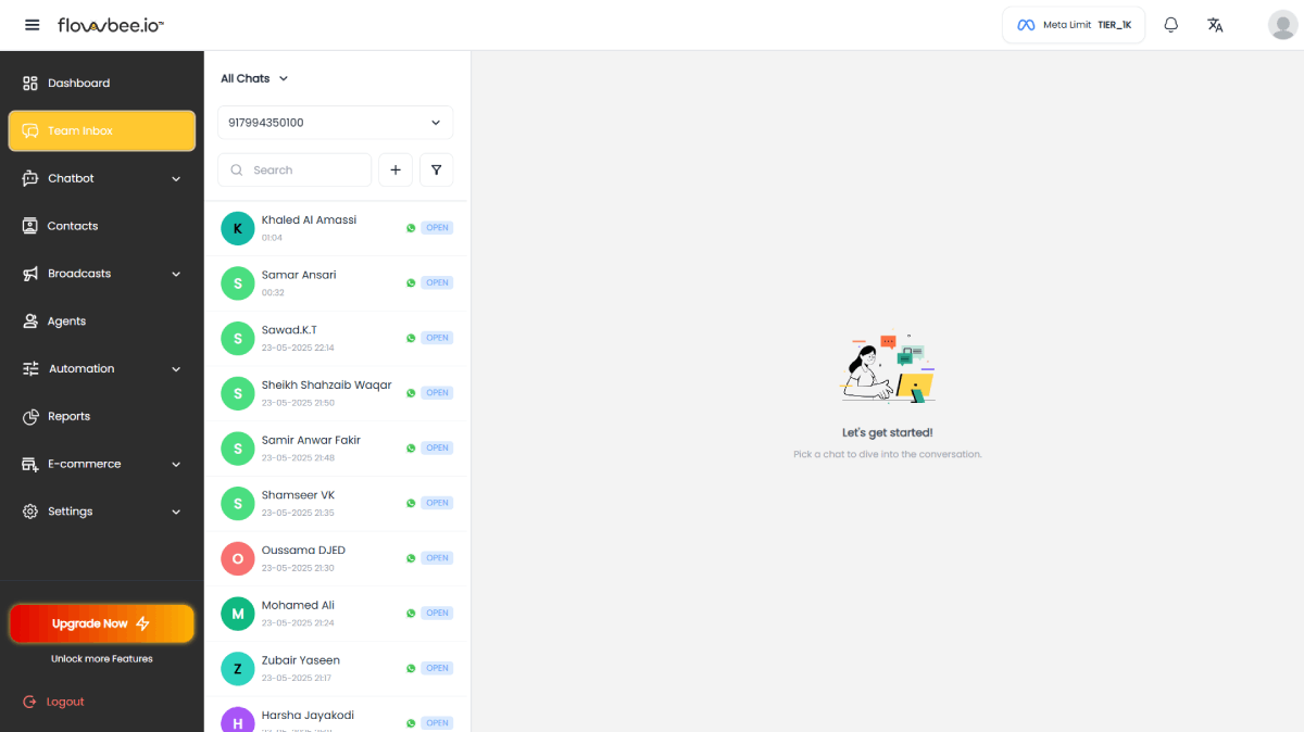 Team Inbox Screenshot